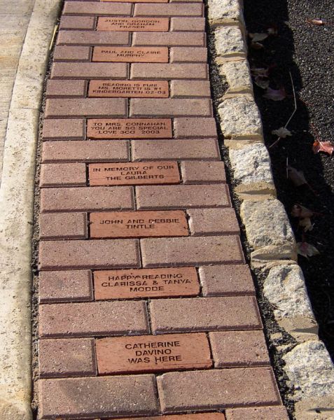 Engraved Bricks