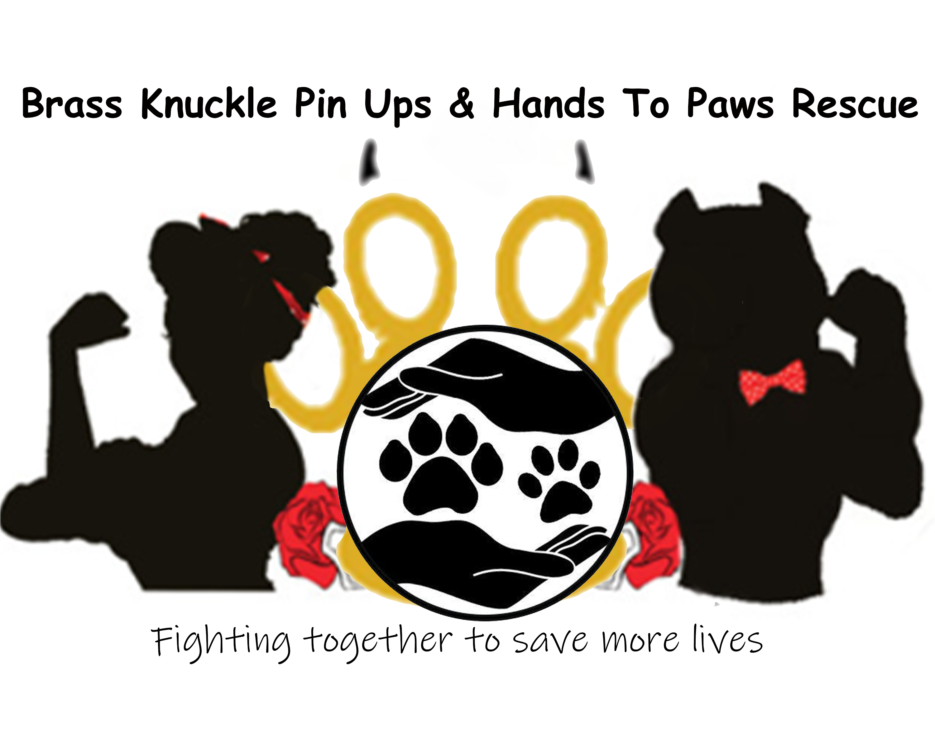 Brass Knuckle Pin Ups Rescue & Hands To Paws Rescue