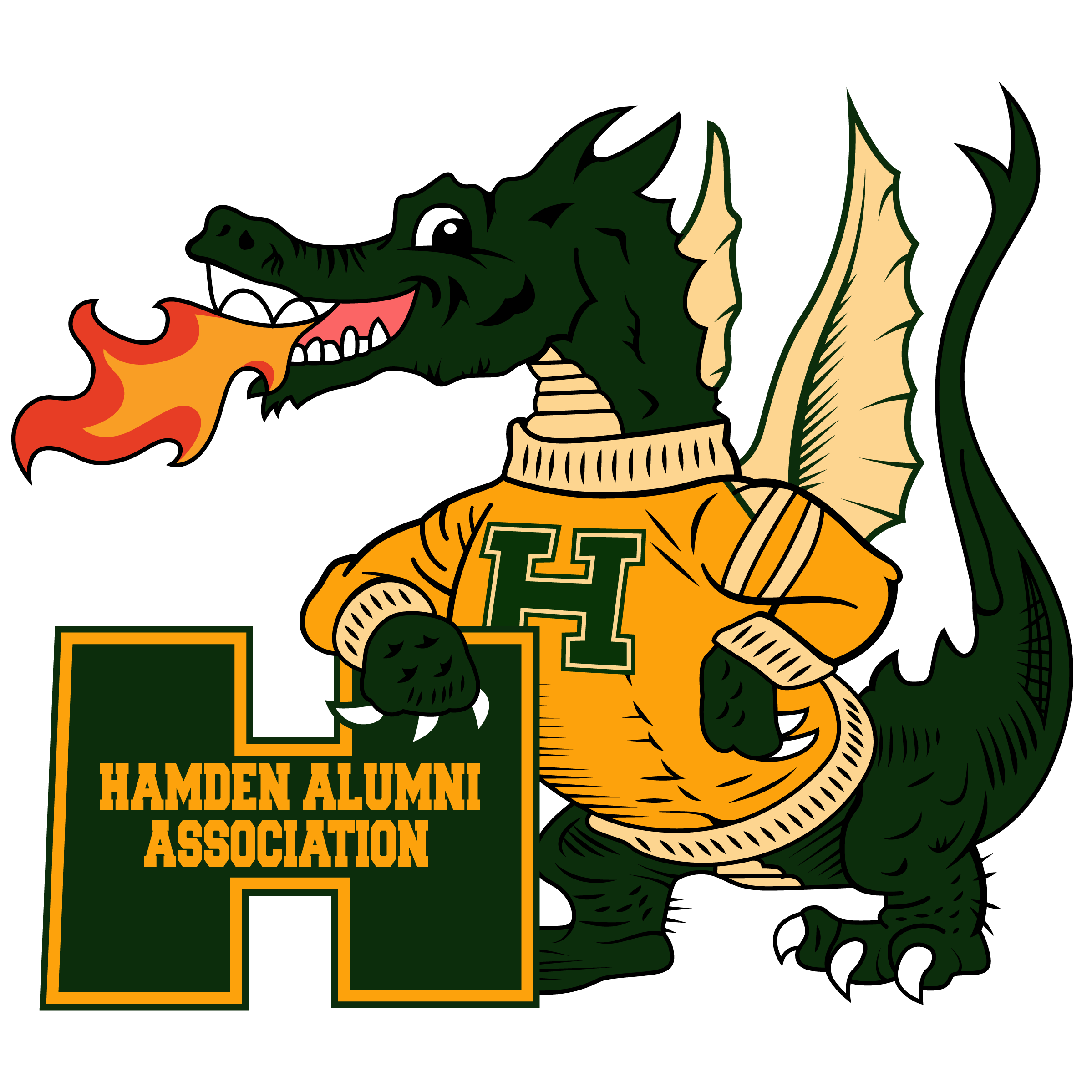 Hamden Alumni Association Green Dragon Brick Campaign Donor Site