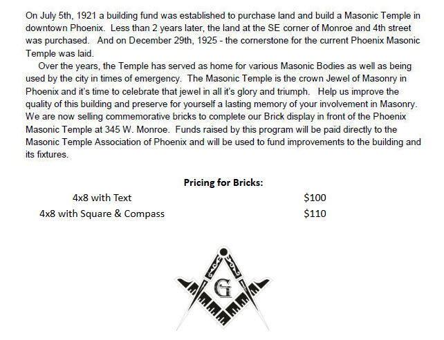 Masonic Temple Improvement Association of Phoenix