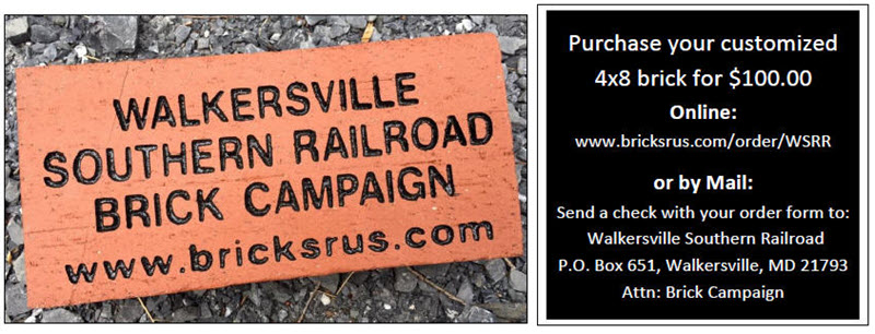 Walkersville Southern Railroad 2024 Support our Mission, Support our Future