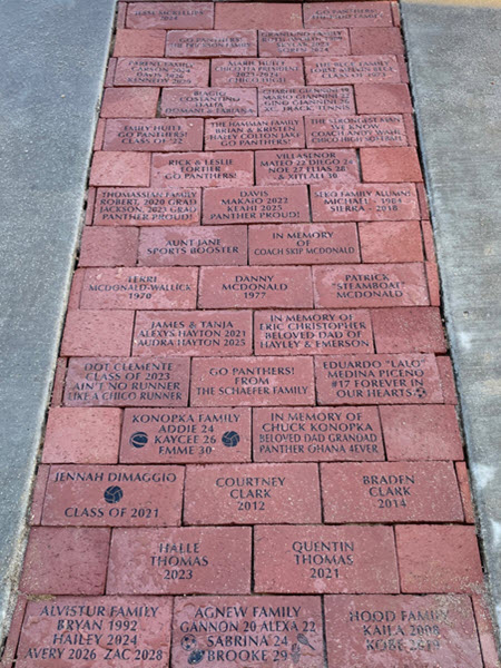 Chico High Sports Boosters Chico High School Bricks - Panther Pathway