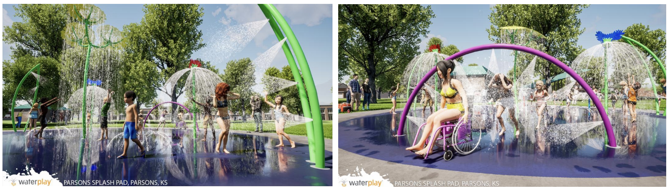 Parsons Area Splash Pad