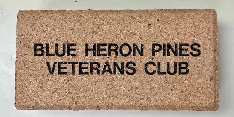 Blue Heron Pines Veterans Club, LLC BHP Veteran Memorial Bricks