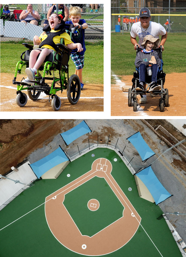 Kendyl and Friends Foundation, Inc. The Overcomer All-Inclusive Baseball Field